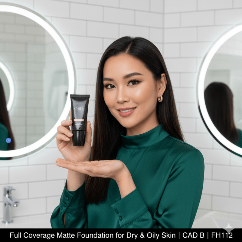 Full Coverage Matte Foundation for Dry & Oily Skin | CAD B | FH112 - e & cj8e & cj8