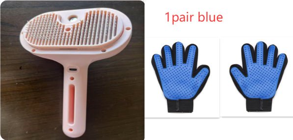 Pet Comb Self Cleaning Pets Hair Remover Brush For Dogs Grooming Tools Dematting Comb Built - in Mist Humidifier Pet Products - e & cj8e & cj8